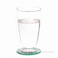 Tasses isolées en verre borosilicaté à deux parois